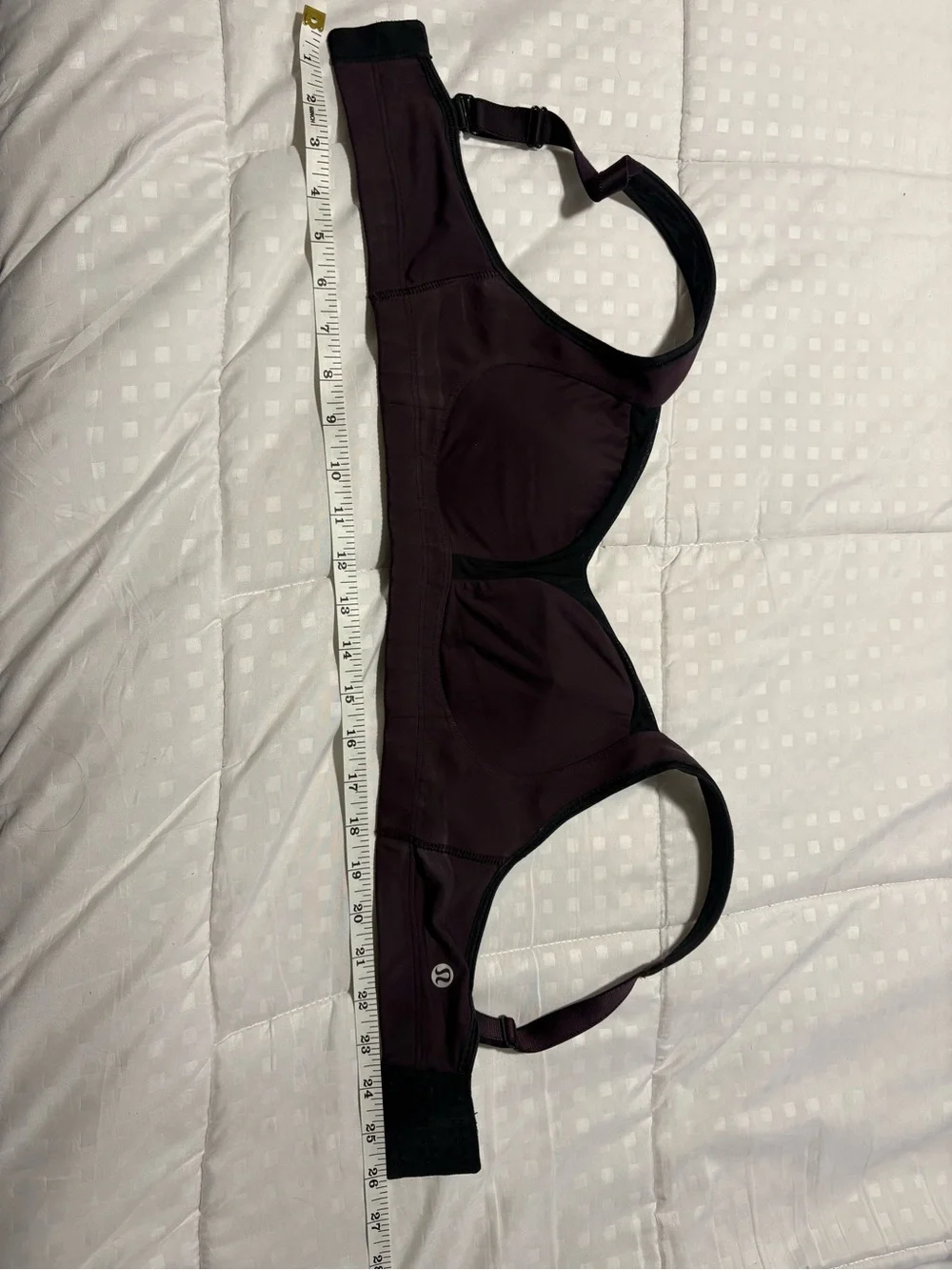 lululemon athletica Dark purple/Black Wireless Support Bra
